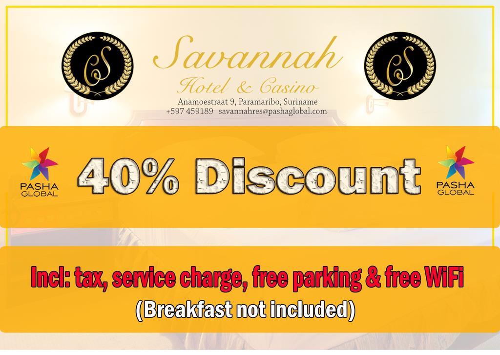 Savannah Hotel & Casino Paramaribo Zewnętrze zdjęcie